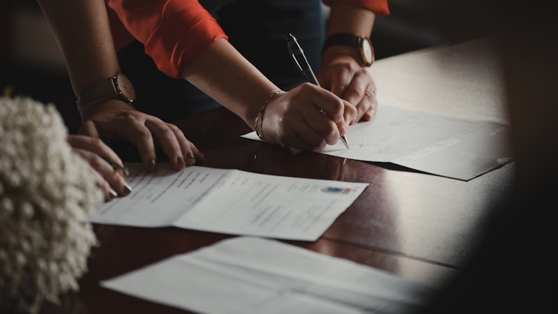Contract ondertekenen